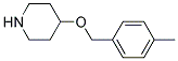 4-[(4-METHYLBENZYL)OXY]PIPERIDINE 结构式