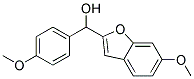 (6-METHOXY-BENZOFURAN-2-YL)-(4-METHOXY-PHENYL)-METHANOL 结构式