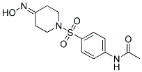 N-(4-[[4-(HYDROXYIMINO)PIPERIDIN-1-YL]SULFONYL]PHENYL)ACETAMIDE 结构式