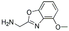 (4-METHOXYBENZO[D]OXAZOL-2-YL)METHANAMINE 结构式