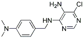 6-CHLORO-N4-(4-DIMETHYLAMINO-BENZYL)-PYRIMIDINE-4,5-DIAMINE 结构式