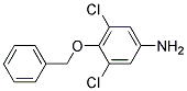 4-BENZYLOXY-3,5-DICHLOROPHENYLAMINE 结构式