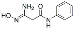 (3Z)-3-AMINO-3-(HYDROXYIMINO)-N-PHENYLPROPANAMIDE 结构式