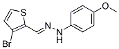 N-(3-BROMO-THIOPHEN-2-YLMETHYLENE)-N'-(4-METHOXY-PHENYL)-HYDRAZINE 结构式