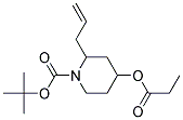 METHYL 2-ALLYL-N-BOC-4-PIPERIDINYL ACETATE 结构式
