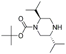 (2S,5R)-2,5-DIISOPROPYL-PIPERAZINE-1-CARBOXYLIC ACID TERT-BUTYL ESTER 结构式