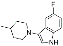 5-Fluoro-3-(4-methyl-piperidin-1-yl)-1H-indole 结构式