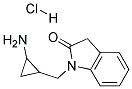 3-AMINO-1-CYCLOPROPYLMETHYL-1,3-DIHYDRO-INDOL-2-ONE HYDROCHLORIDE 结构式