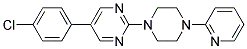 5-(4-CHLOROPHENYL)-2-(4-PYRIDIN-2-YLPIPERAZIN-1-YL)PYRIMIDINE 结构式