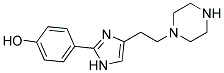 4-[4-(2-PIPERAZIN-1-YL-ETHYL)IMIDAZOL-2-YL]-PHENOL 结构式