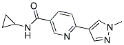 N-Cyclopropyl-6-(1-methyl-1H-pyrazol-4-yl)nicotinamide 结构式
