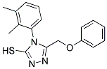 4-(2,3-DIMETHYLPHENYL)-5-(PHENOXYMETHYL)-4H-1,2,4-TRIAZOLE-3-THIOL 结构式