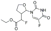 Fluoro-[2-(5-fluoro-2,4-dioxo-3,4-dihydro-2H-pyrimidin-1-yl)-tetrahydro-furan-3-yl]-acetic acid ethyl ester 结构式