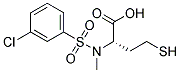 HOMOCYSTEINE, N-[(3-CHLOROPHENYL)SULFONYL]-S-METHYL- 结构式