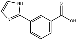 3-(1H-咪唑基-2-基)苯甲酸 结构式