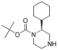 (S)-2-CYCLOHEXYL-PIPERAZINE-1-CARBOXYLIC ACID TERT-BUTYL ESTER 结构式