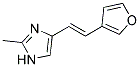 4-(2-FURAN-3-YL-VINYL)-2-METHYL-1H-IMIDAZOLE 结构式