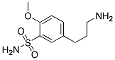R-(-)-5-[2(AMINO-1-METHYL)ETHYL]-2-METHOXY BENZENE SULFONAMIDE 结构式