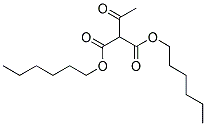 DI-N-HEXYL ACETONE DICARBOXYLATE 结构式