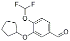 3-CYCLOPENTYLOXY-4-DIFLUOROMETHOXY-BENZALDEHYDE 结构式