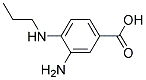 3-AMINO-4-PROPYLAMINO-BENZOIC ACID 结构式