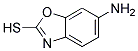 6-AMINO-BENZOOXAZOLE-2-THIOL 结构式