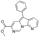 5-PHENYL-PYRIDO[3',2':4,5]PYRROLO[1,2-C]PYRIMIDINE-7-CARBOXYLIC ACID METHYL ESTER 结构式