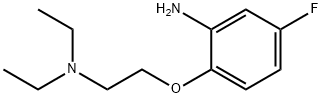 2-(2-(二乙氨基)乙氧基)-5-氟苯胺 结构式