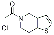 5-(CHLOROACETYL)-4,5,6,7-TETRAHYDROTHIENO[3,2-C]PYRIDINE 结构式