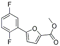 5-(2,5-DIFLUOROPHENYL)FURAN-2-CARBOXYLIC ACID METHYL ESTER 结构式