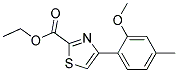 4-(2-METHOXY-4-METHYL-PHENYL)-THIAZOLE-2-CARBOXYLIC ACID ETHYL ESTER 结构式