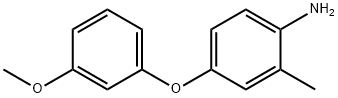 4-(3-METHOXYPHENOXY)-2-METHYLANILINE 结构式