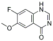 7-FLUORO-4-HYDROXY-6-METHOXYQUINAZOLINE 结构式