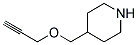 4-[(2-PROPYNYLOXY)METHYL]PIPERIDINE 结构式