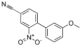 3'-METHOXY-2-NITRO-BIPHENYL-4-CARBONITRILE 结构式