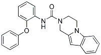 N-(2-PHENOXYPHENYL)-3,4-DIHYDROPYRAZINO[1,2-A]INDOLE-2(1H)-CARBOXAMIDE 结构式