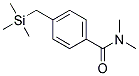 N,N-DIMETHYL-4-TRIMETHYLSILANYLMETHYL-BENZAMIDE 结构式