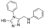 5-(ANILINOMETHYL)-4-PHENYL-4H-1,2,4-TRIAZOLE-3-THIOL 结构式