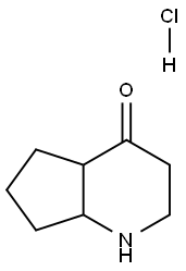 OCTAHYDRO-4H-CYCLOPENTA[B]PYRIDIN-4-ONE HYDROCHLORIDE 结构式