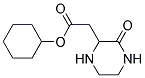 (3-Oxo-piperazin-2-yl)-acetic acid cyclohexyl ester 结构式