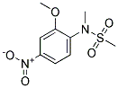 N-(2-METHOXY-4-NITRO-PHENYL)-N-METHYL-METHANESULFONAMIDE 结构式
