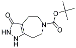 3-OXO-2,3,4,5,7,8-HEXAHYDRO-1H-1,2,6-TRIAZA-AZULENE-6-CARBOXYLIC ACID TERT-BUTYL ESTER 结构式