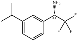 (S)-2,2,2-TRIFLUORO-1-(3-ISOPROPYL-PHENYL)-ETHYLAMINE 结构式