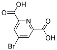 4-BROMO-PYRIDINE-2,6-DICARBOXYLIC ACID 结构式