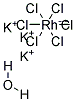 POTASSIUM HEXACHLORORHODATE(III),HYDRATE 结构式