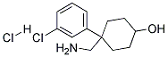 4-(AMINOMETHYL)-4-(3-CHLOROPHENYL)CYCLOHEXANOL HYDROCHLORIDE 结构式