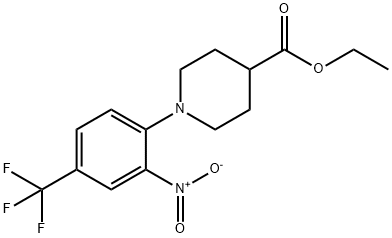 Ethyl1-(2-nitro-4-(trifluoromethyl)phenyl)piperidine-4-carboxylate