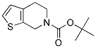 TERT-BUTYL 4,7-DIHYDROTHIENO[2,3-C]PYRIDINE-6(5H)-CARBOXYLATE 结构式