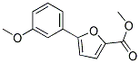 5-(3-METHOXYPHENYL)FURAN-2-CARBOXYLIC ACID METHYL ESTER 结构式