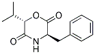 (3R,6S)-3-BENZYL-6-ISOPROPYL-MORPHOLINE-2,5-DIONE 结构式